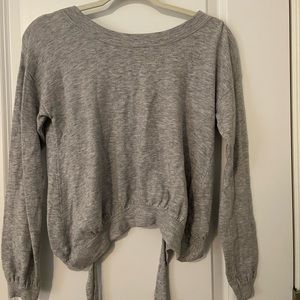 Aerie Tie Back Pullover Top